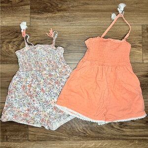 Shabby Chic rompers 4t